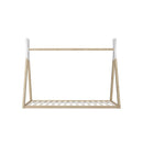 Wooden Bed Frame Single Teepee House Style