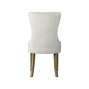 Velvet Dining Chair With French Tufted X2 Beige