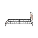 Metal Bed Frame Double Size Wooden