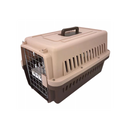 New Medium Dog Cat Rabbit Crate Pet Carrier With Bowl And Tray Brown