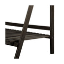 3 Tier Plant Stand Flower Pot Shelf Wooden Black