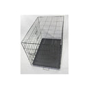 42 Inch Portable Foldable Dog Cat Crate Pet Rabbit Cage With Cover