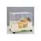 Small Green Pet Rabbit Guinea Pig Crate With Potty Tray And Wheel