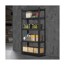Warehouse Storage Rack Steel Frame 1.5m Black