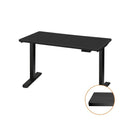 Standing Desk Top with Drilled Hole Black 140x70cm