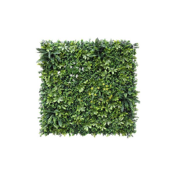 5 Sqm Artificial Grass Panels Garden Foliage Tile Fence 1X1M