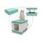 Xl Portable Cat Toilet Litter Box Foldable With Handle And Scoop Green