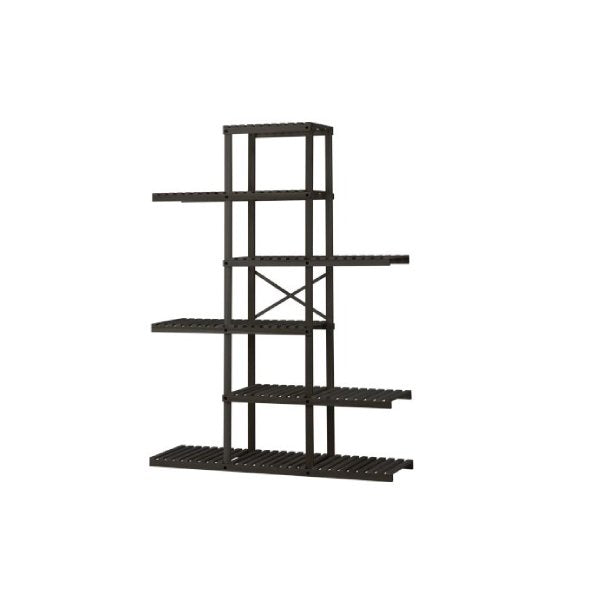 Plant Stand 6 Tiers Flower Pots Rack Black