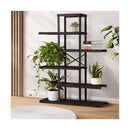 Plant Stand 6 Tiers Flower Pots Rack Black