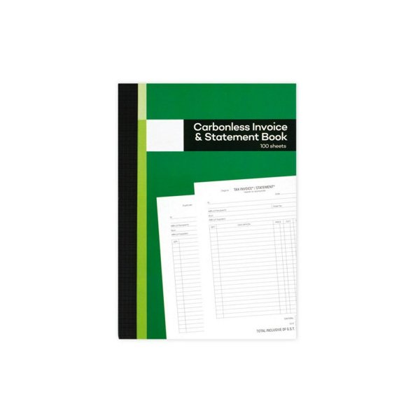 12 X 100 Pages Carbonless Invoice Book And Statement 20 X 14Cm
