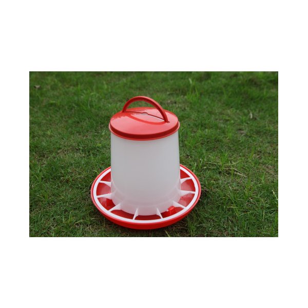 Farm Poultry Water Drinker 3 L And 3 Kg Food Grain Seed Feeder Set