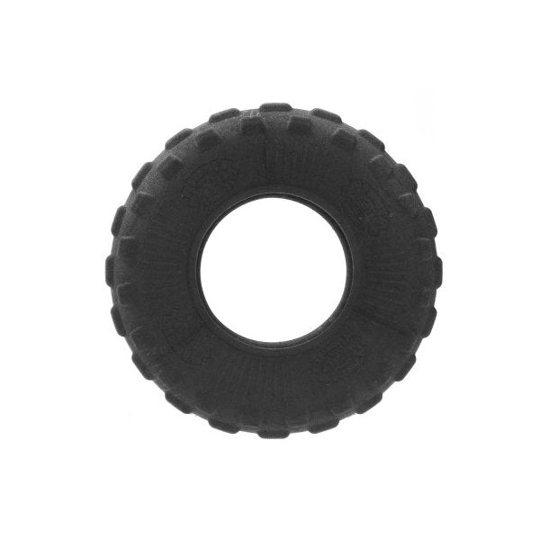 2 X Large Dog Terrain Rubber Tyre Dental Hygiene Chew Play Toy 21 X 21 X 6Cm