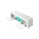 Tv Cabinet Rgb Led Gloss 130Cm White