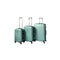 Luggage Suitcase Set 3 Code Lock Travel Bag Trolley Green 50 60 70