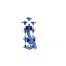 170Cm Cat Scratching Post Tree House Tower With Ladder Furniture Blue