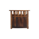 Wooden Storage Bench Waterproof Top Cover
