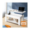 Coffee Table with Lift Up Top Storage Space Wooden White