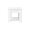 Coffee Table with Lift Up Top Storage Space Wooden White