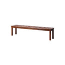 190cm Garden Bench Slatted Seat 4 Seater Wooden