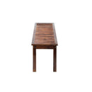 190cm Garden Bench Slatted Seat 4 Seater Wooden