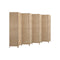 8 Panel Room Divider Privacy Screen Wood