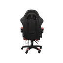 Led Gaming Chair With Massage Pu Leather Adjustable 160Kg Capacity