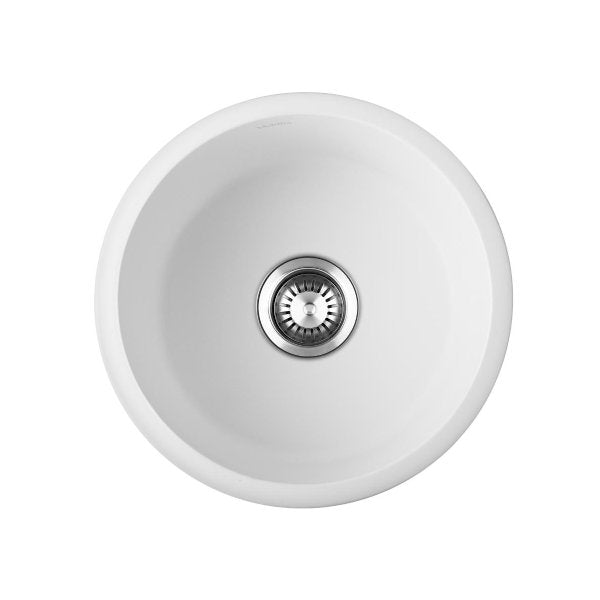 Granite Sink Single Bowl 430mmx430mm White