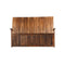 Wooden Storage Bench Waterproof Top Cover
