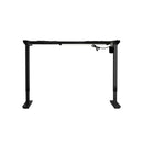 Standing Desk Frame Single Motor Adjustable Black