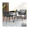 Outdoor Dining Set 3 PCS Table Chairs Set
