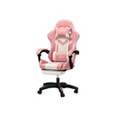 Gaming Chair 7 Rgb Led 8 Point Massage Racing Recliner Office Computer