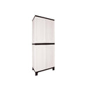 Outdoor Storage Cabinet Adjustable Lockable 6 Hooks