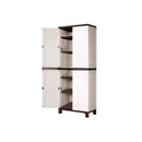 Outdoor Storage Cabinet Adjustable Lockable 6 Hooks