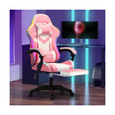 Gaming Chair 7 Rgb Led 8 Point Massage Racing Recliner Office Computer