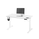 Standing Desk Adjustable Motorised 120cm White