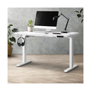 Standing Desk Adjustable Motorised 120cm White
