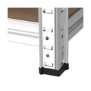 4x Warehouse Storage Rack 5-tier 1.5m Silver