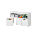 Wooden Kids Storage Cabinet With Portable Box