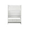 4-tier Kids Storage Rack with 3 Boxes White