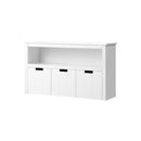 Wooden Kids Storage Cabinet With Portable Box