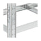 4x Warehouse Storage Rack 5-tier 1.5m Silver