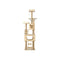 190Cm Wooden Cat Tree With Ladder Condo And Scratching Post Tower
