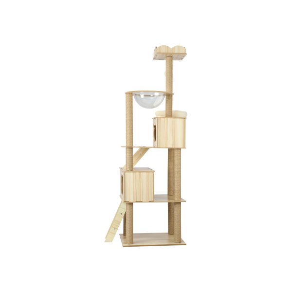 190cm Wooden Cat Tree with Ladder