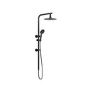 10" Rain Shower Head Set Round 3-Mode Black
