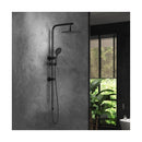 10" Rain Shower Head Set Round 3-Mode Black