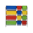 Kids Toy Organizer 12 Bins Display Shelf Storage Rack Drawer