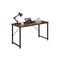 Computer Home Office Desk Simple Style Table Workstation Black Brown