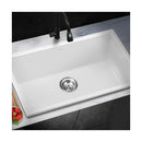 Kitchen Sink 70x45cm Granite Basin Single Bowl White