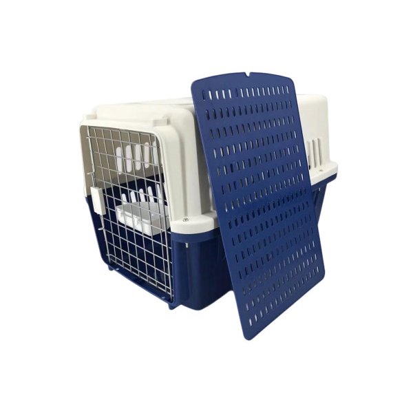 Xl Pet Crate Airline Carrier Cage With Bowl And Tray 72X53X53Cm