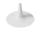 90Cm Dining Table Marble Tulip Shape White
